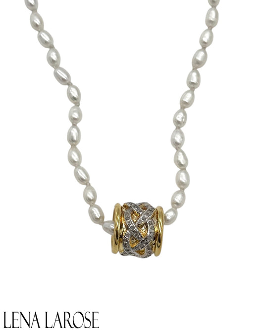 TRUNKSHOW The Woods Braided Diamond Rondelle