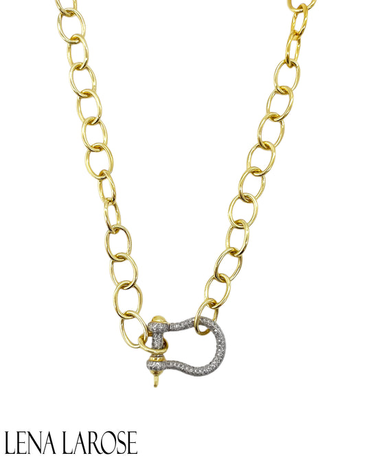 TRUNKSHOW The Woods Diamond Horseshoe Chain