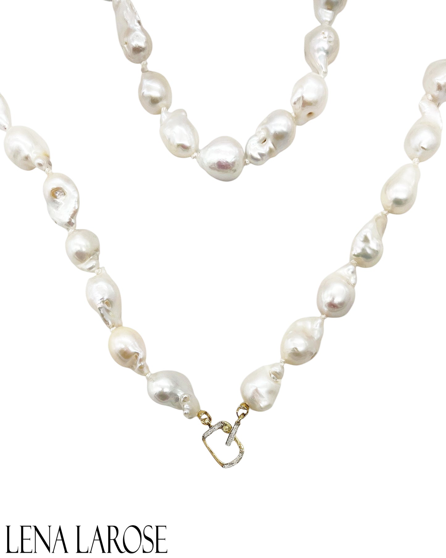 TRUNKSHOW The Woods Freshwater Pearl Long Chain 41"