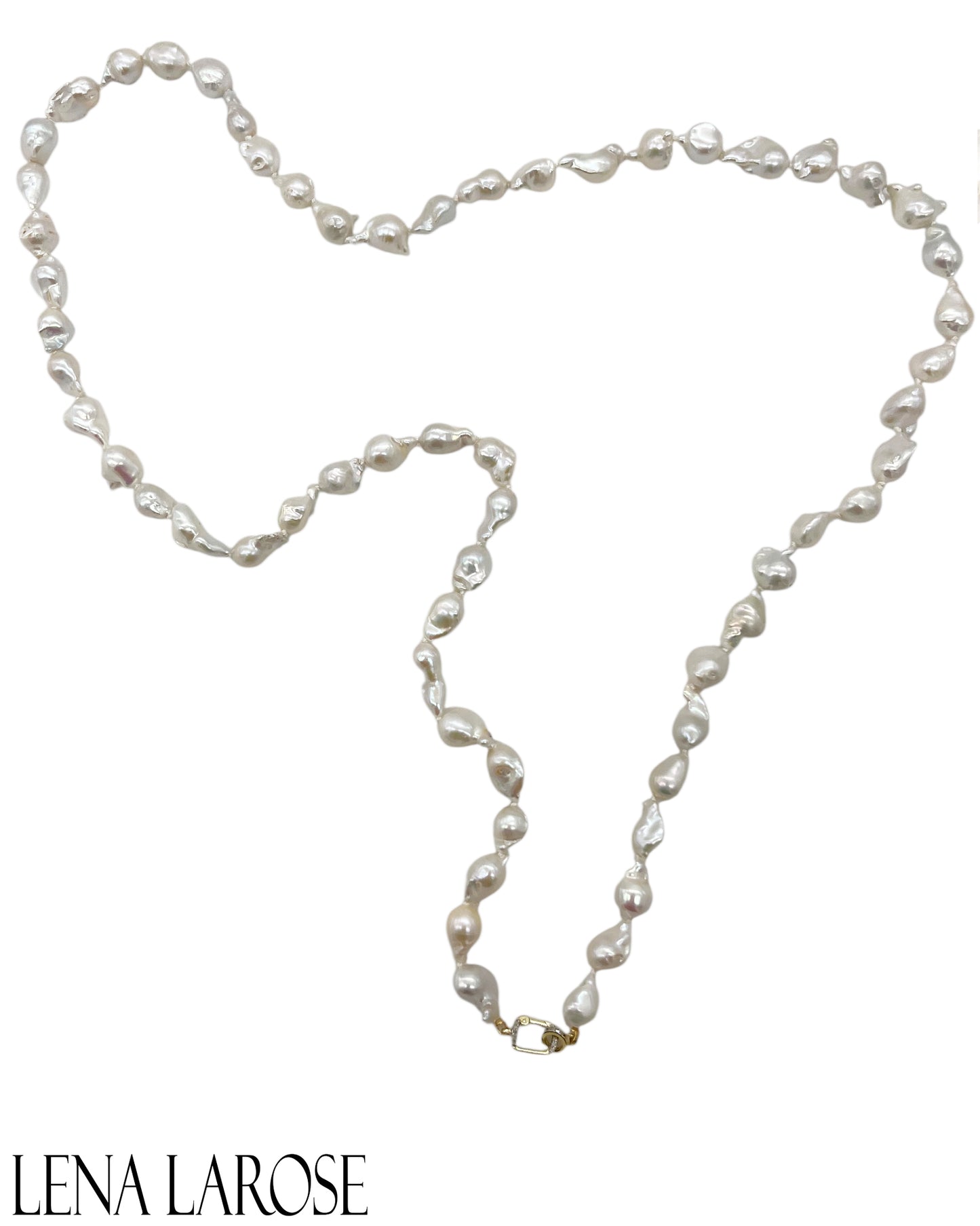 TRUNKSHOW The Woods Freshwater Pearl Long Chain 41"