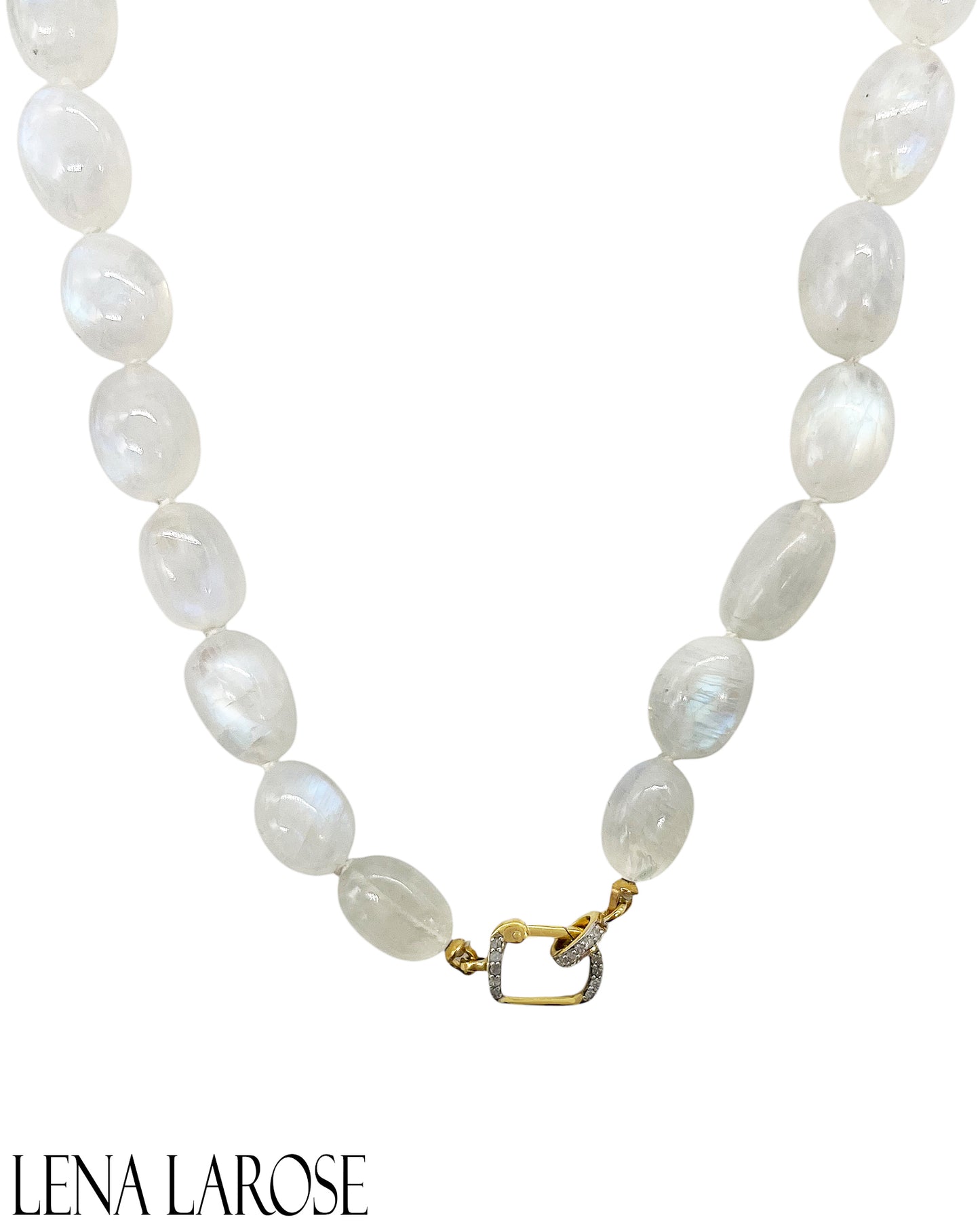 TRUNKSHOW The Woods Moonstone Diamond Chain 19"