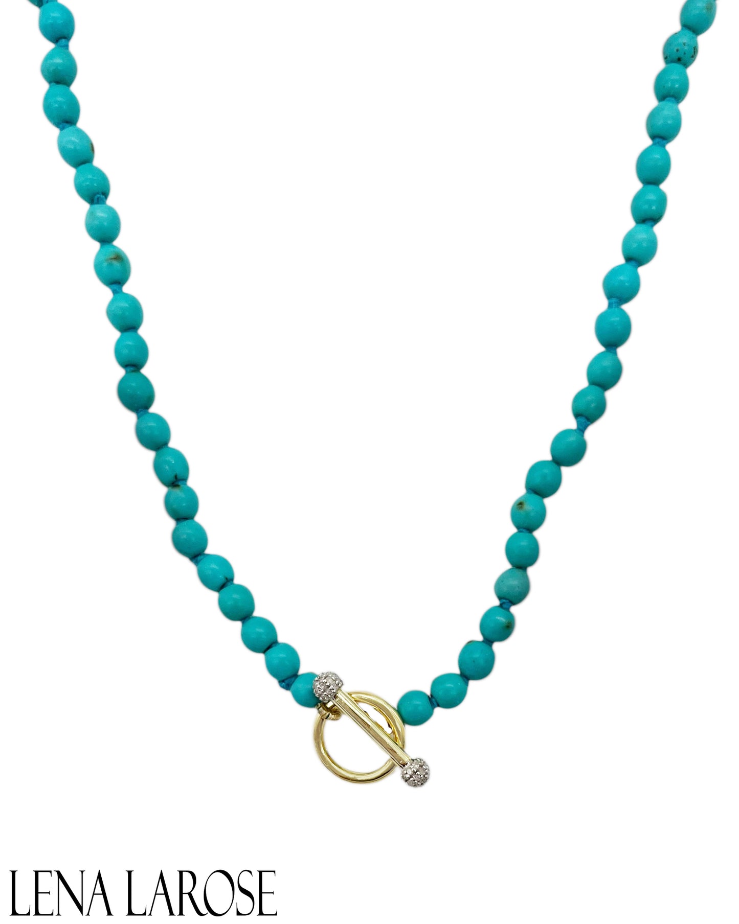 TRUNKSHOW The Woods Turquoise Toggle Chain 17.5"