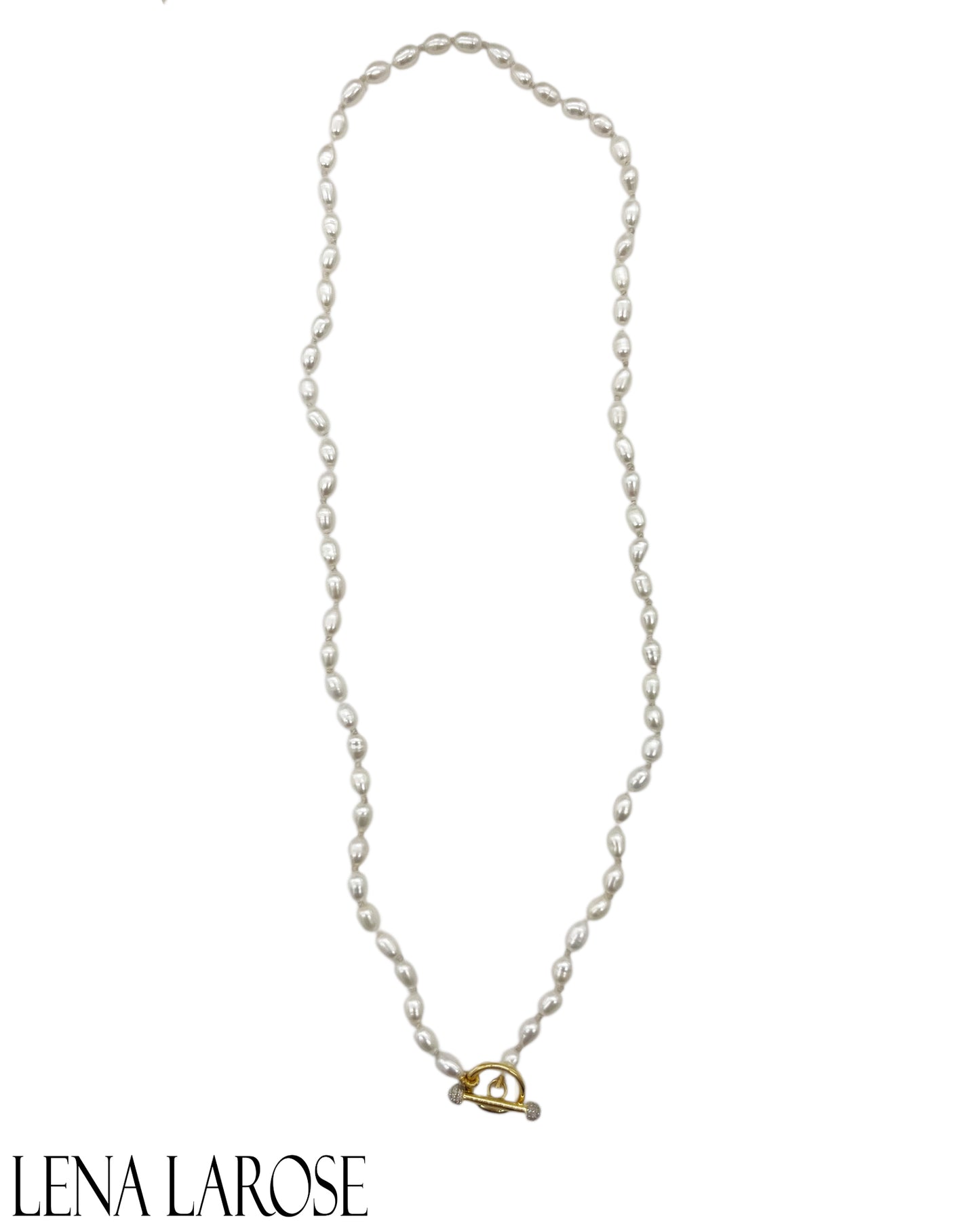 TRUNKSHOW The Woods Pearl Toggle Chain 17.5"