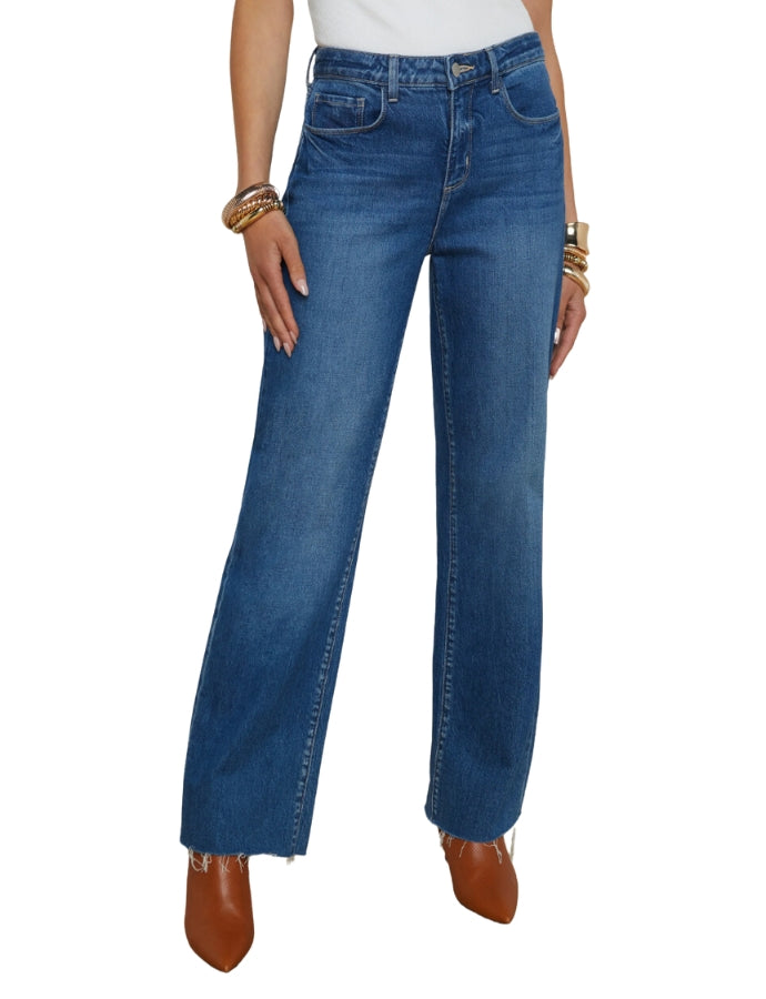 L'Agence Tiana Wide Leg Jean