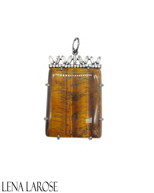 The Woods Fine Jewelry Tiger's Eye Pendant