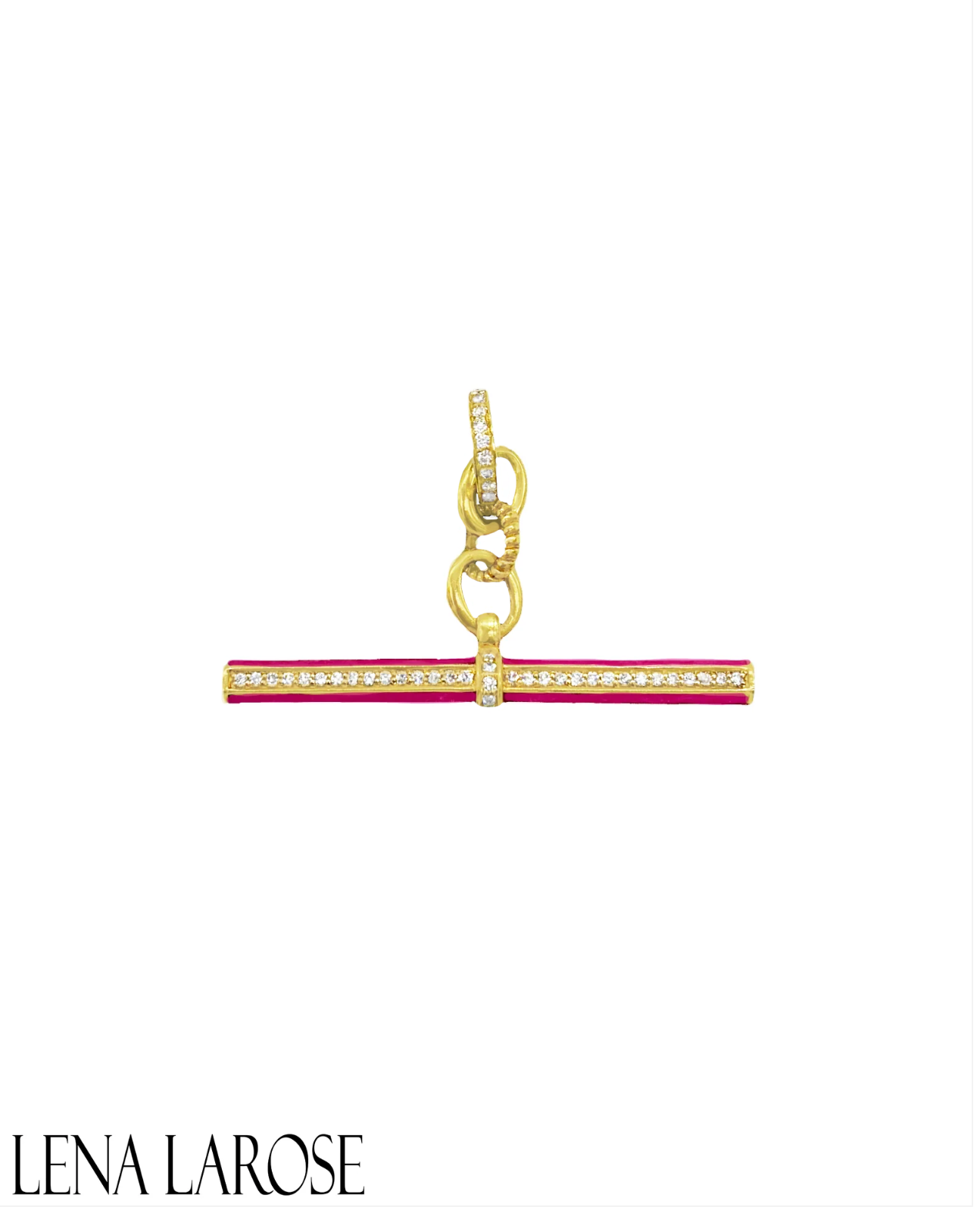 TRUNK-SHOW Royal Nomad Metallic Pink Bar Pendant