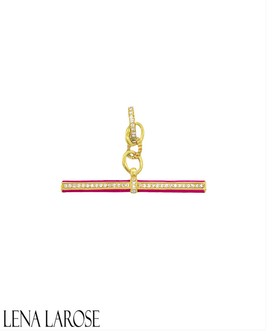 TRUNK-SHOW Royal Nomad Metallic Pink Bar Pendant