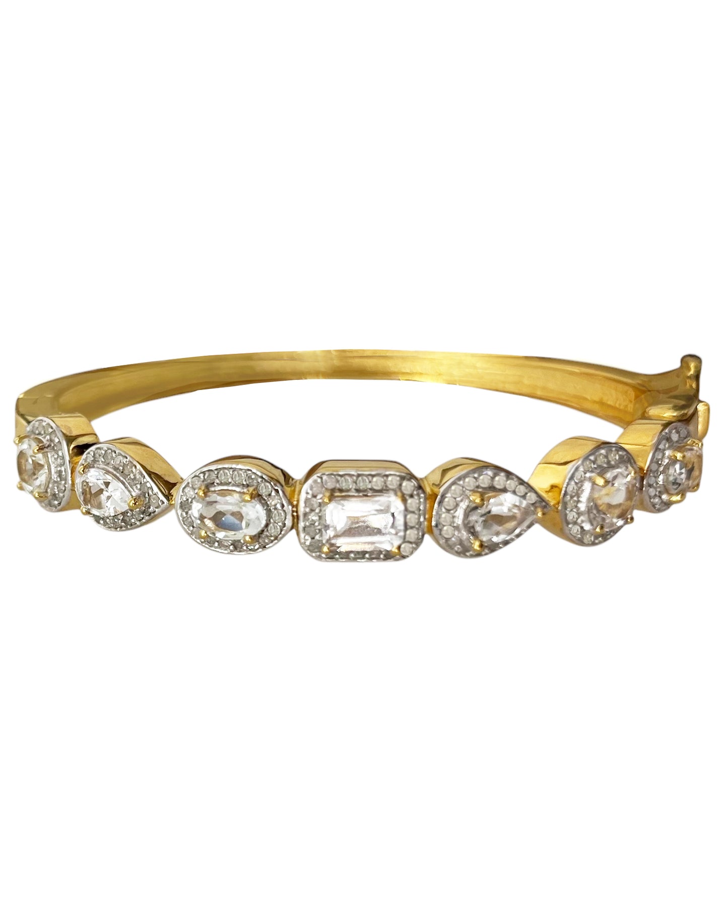 The Woods Fine Jewelry Topaz and Diamond Bracelet