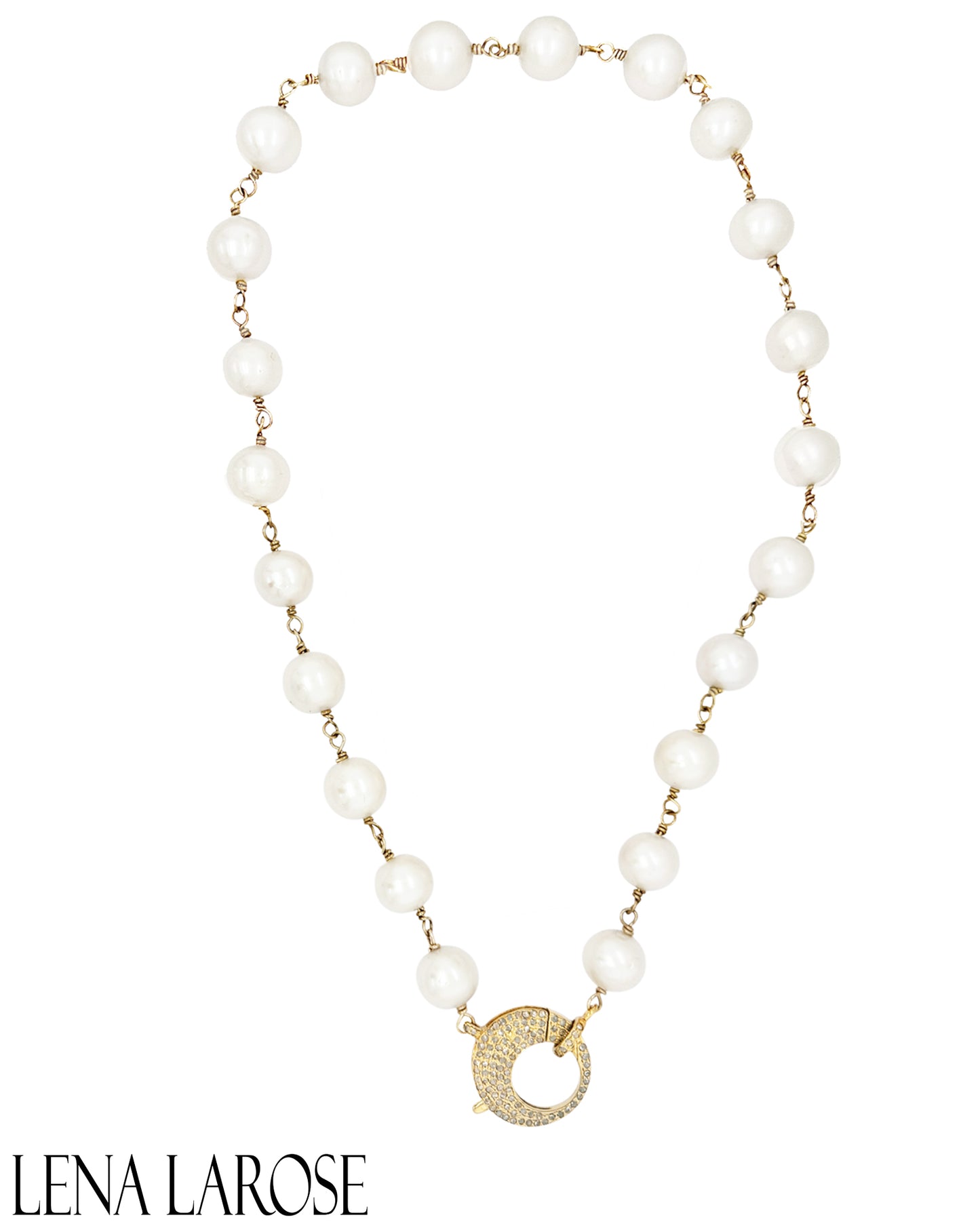 The Woods Pearl Necklace, 17"