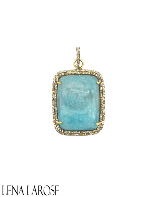 The Woods Fine Jewelry Aquamarine Pendant