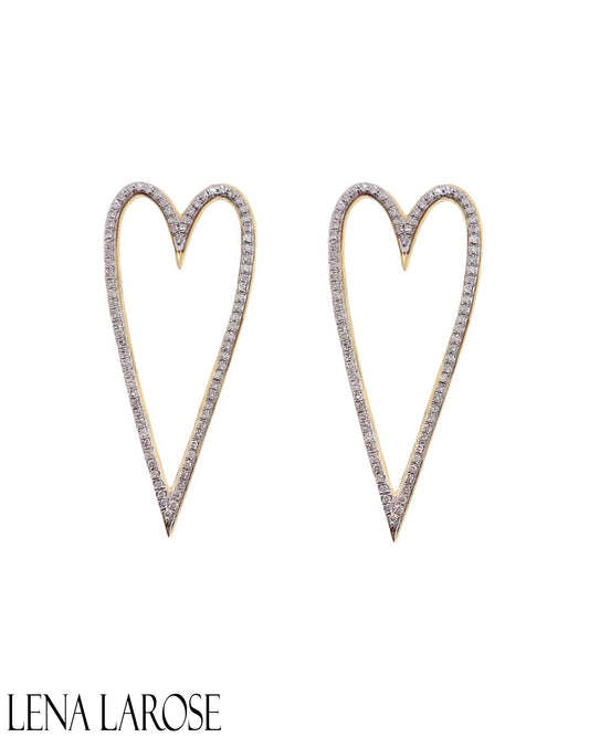 The Woods Fine Jewelry Heart Earrings