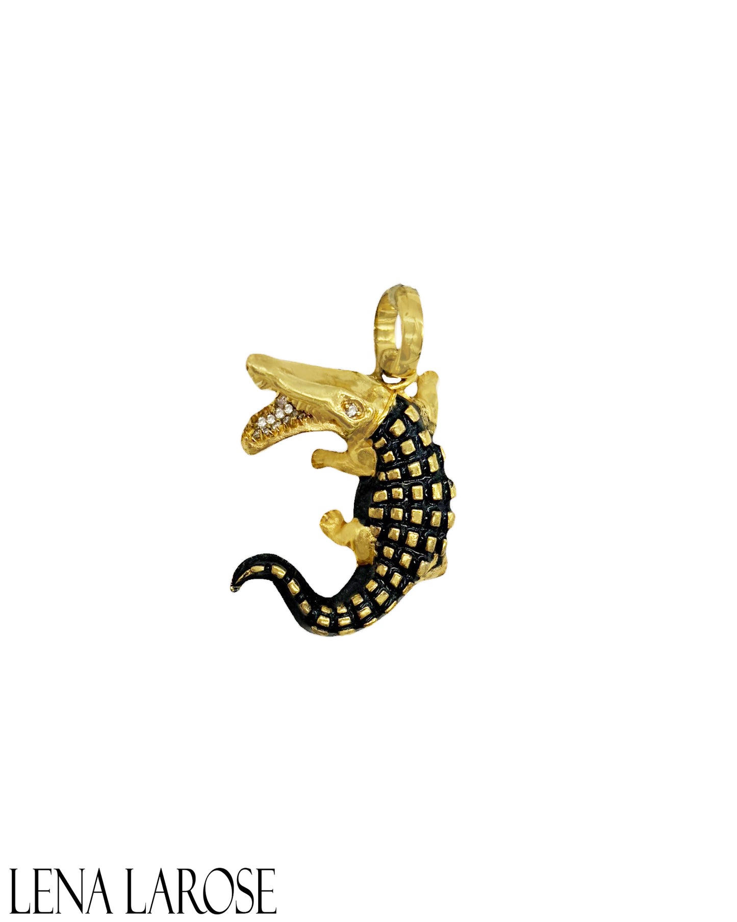 TRUNK-SHOW Royal Nomad Black Alligator Pendant