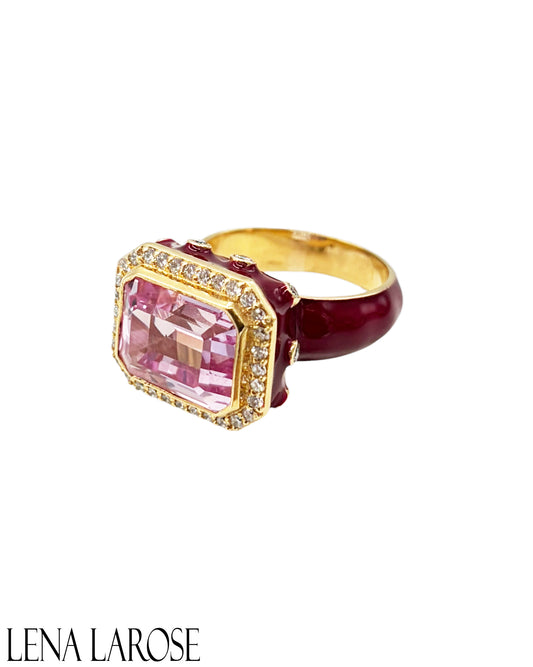 Royal Nomad Bordeaux Gemstone Ring
