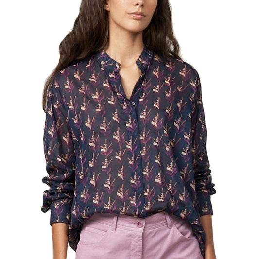 Hartford Camu Shirt- Navy Floral