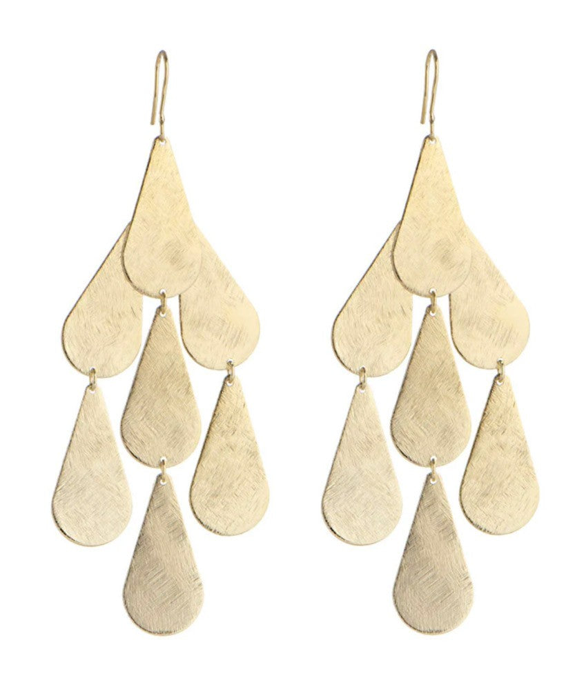 Marcia Moran Carola Raindrop Chandelier Earrings