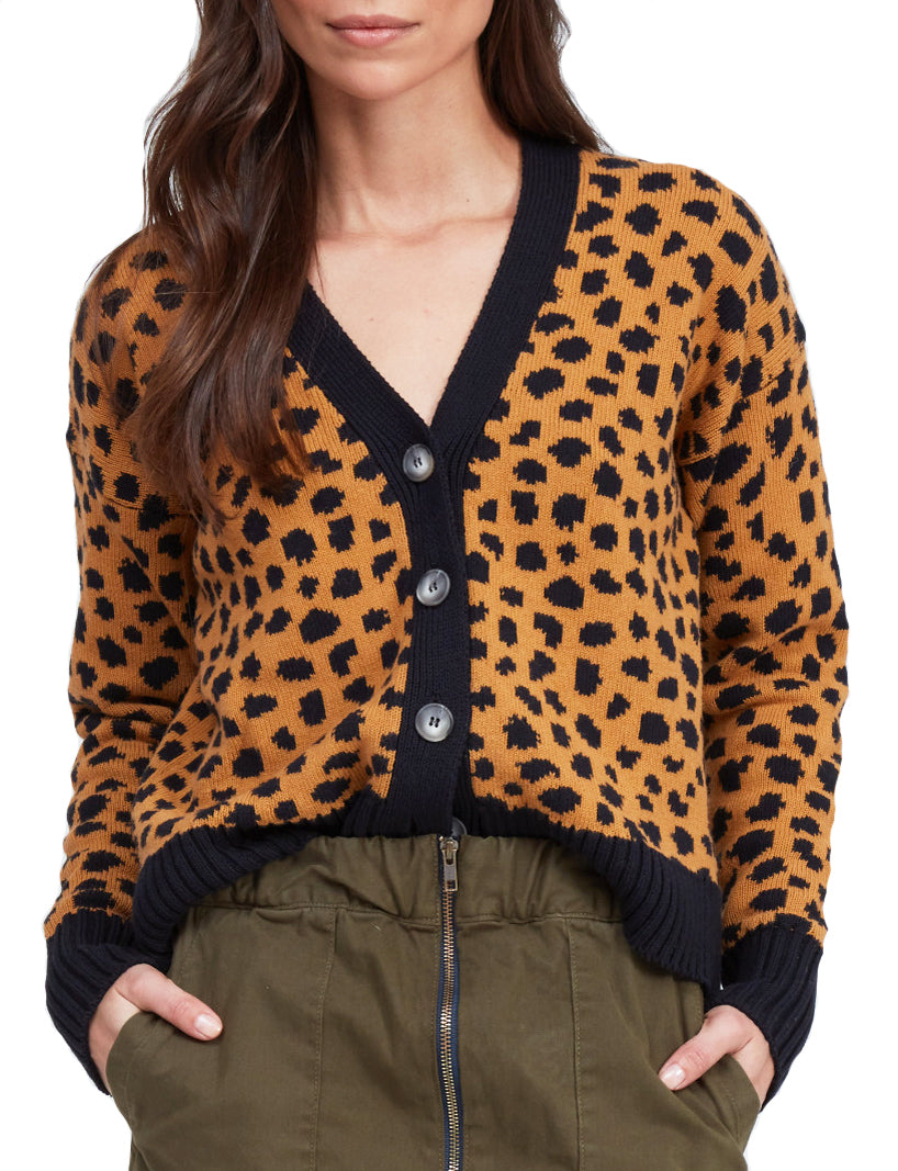 Askk NY Cheetah Cardigan