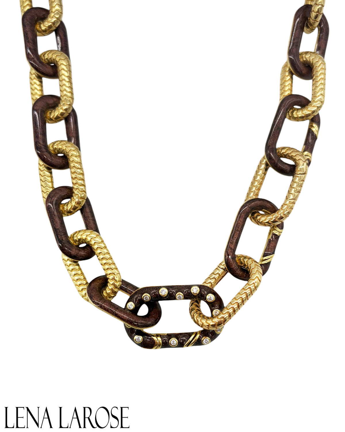 Royal Nomad Elizabeth Chocolate Two Tone Chain
