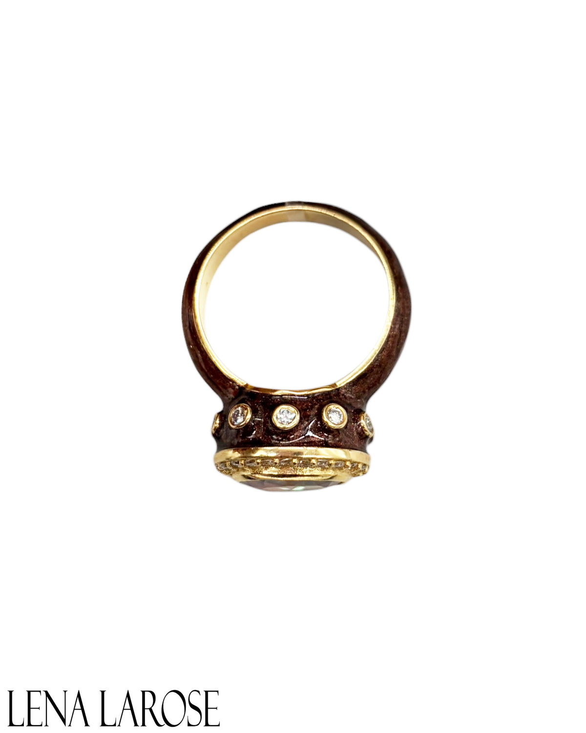 Royal Nomad Metallic Chocolate Diamond Ring