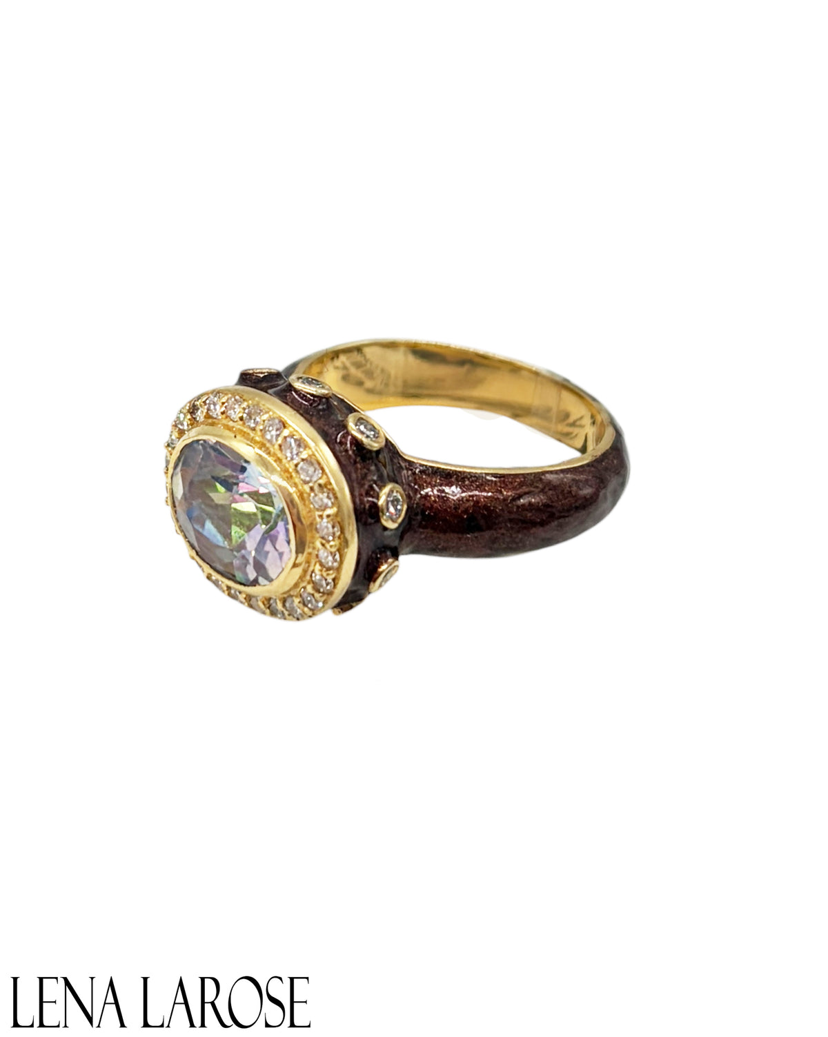 Royal Nomad Metallic Chocolate Diamond Ring