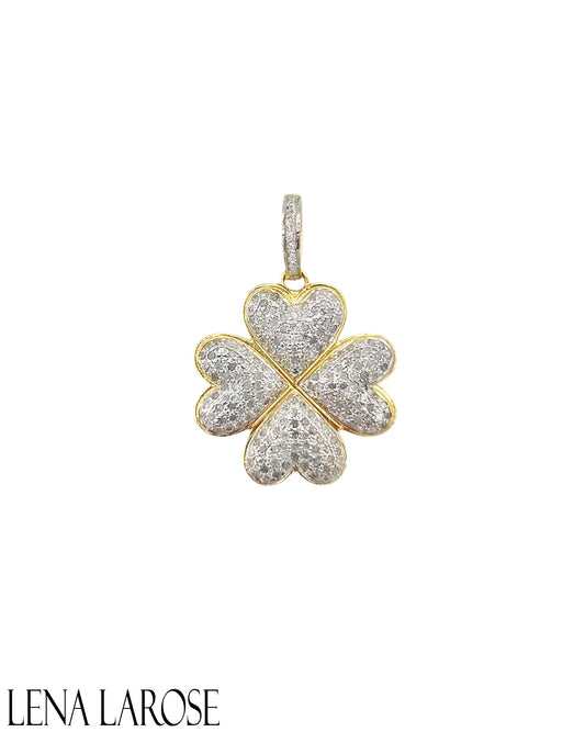TRUNKSHOW The Woods Pave Clover Pendant