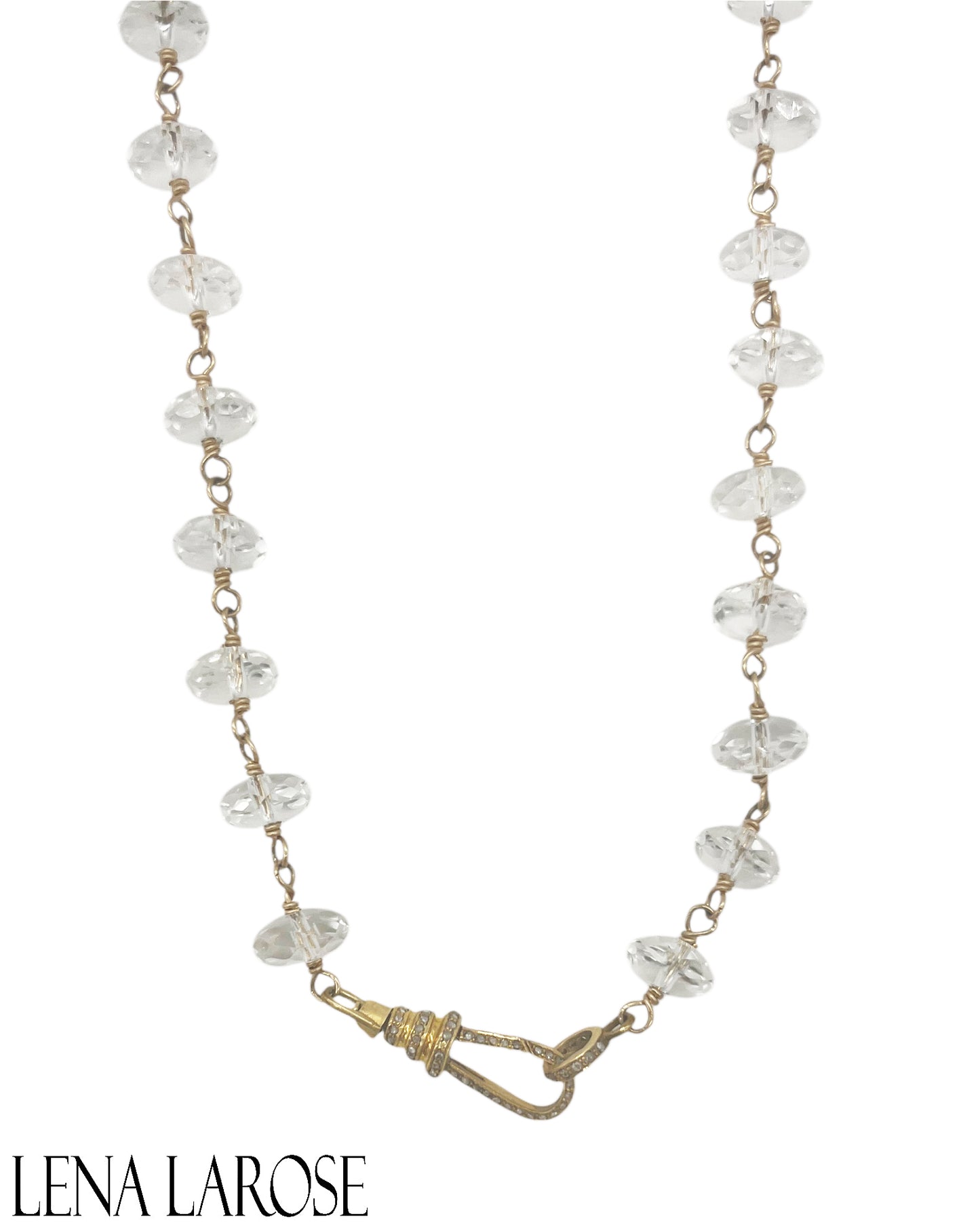 TRUNKSHOW The Woods Fine Jewelry Crystal Quartz Chain 17"