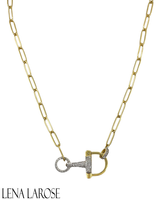 TRUNKSHOW The Woods Brass Delicate Paperclip Chain