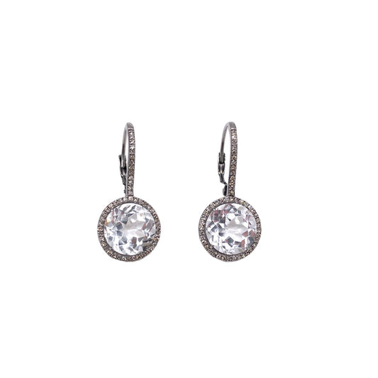 Vintage La Rose White Topaz Drops