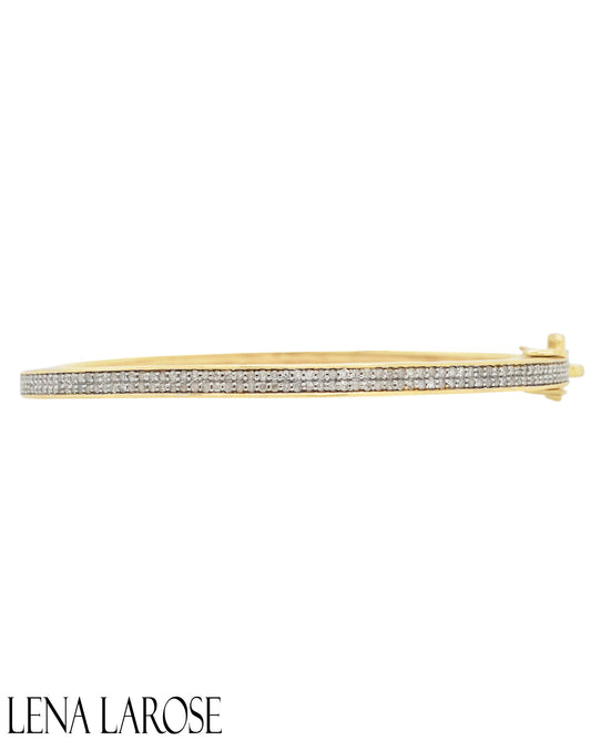 TRUNKSHOW The Woods Fine Jewelry Double Row Brass Bangle