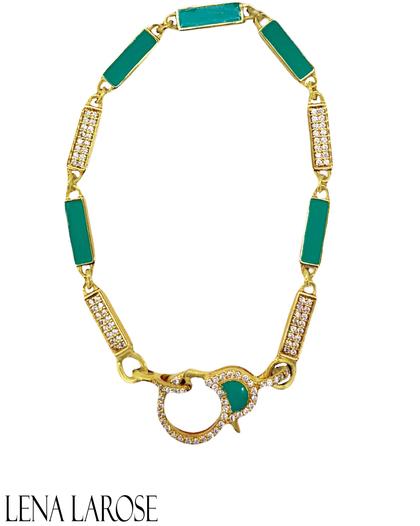 TRUNK-SHOW Royal Nomad Small Turquoise Mixed Diamond Bracelet