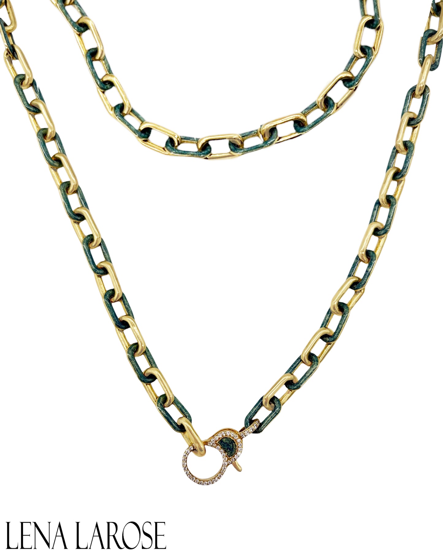 TRUNK-SHOW Royal Nomad Rachel Chain Metallic Pine