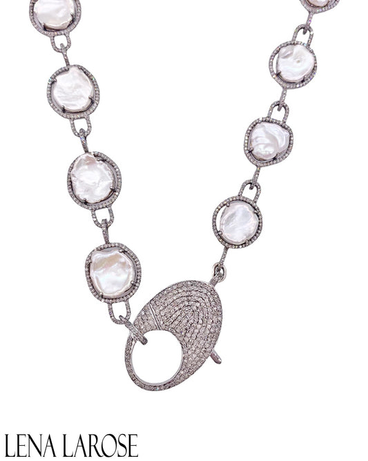 The Woods Freshwater Pearl Coin Necklace