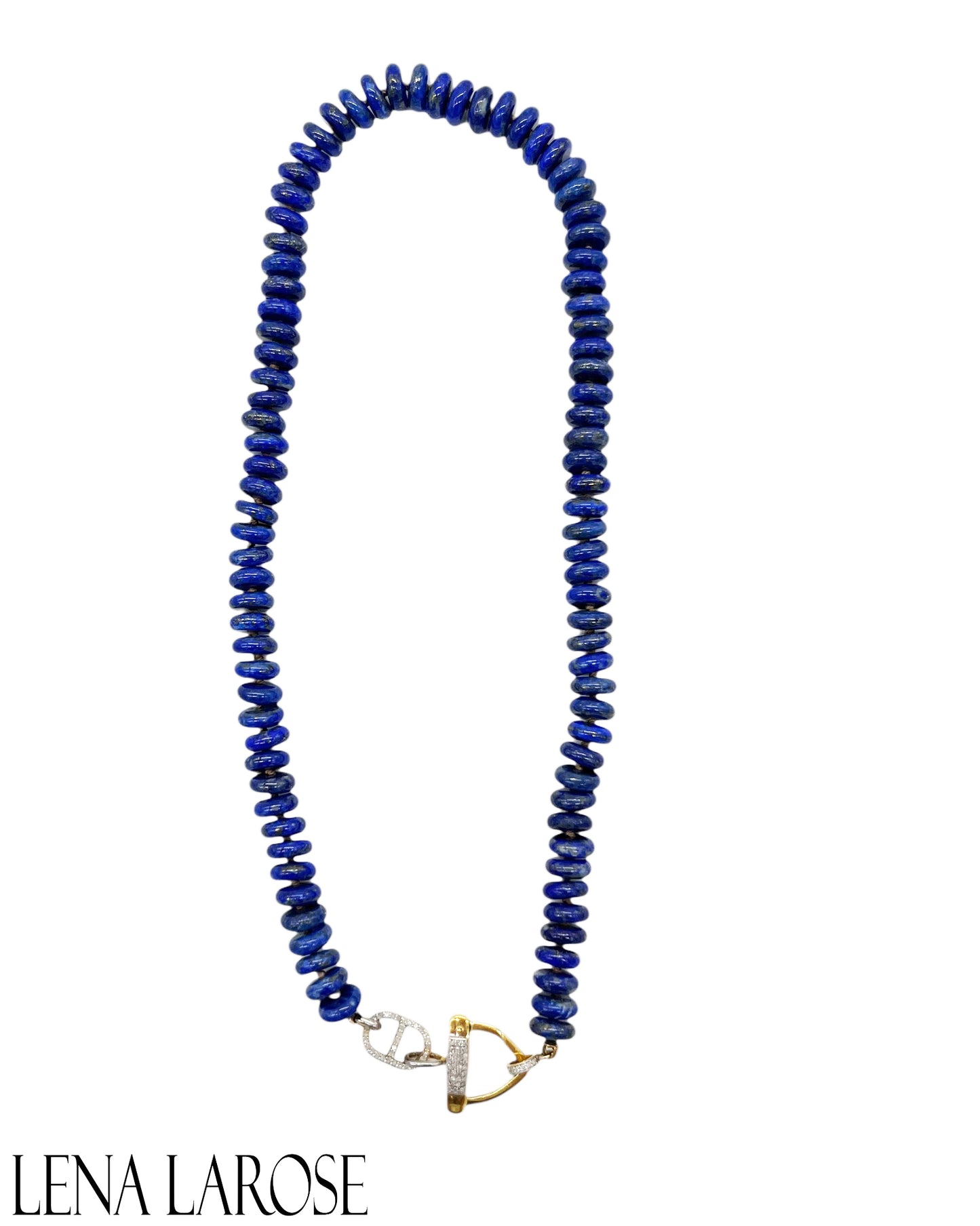 The Woods Lapis Chain 19"