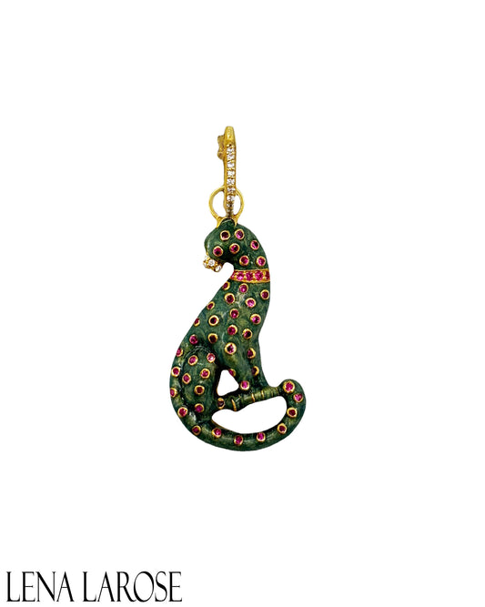 TRUNK-SHOW Royal Nomad Metallic Pine Panther Pendant