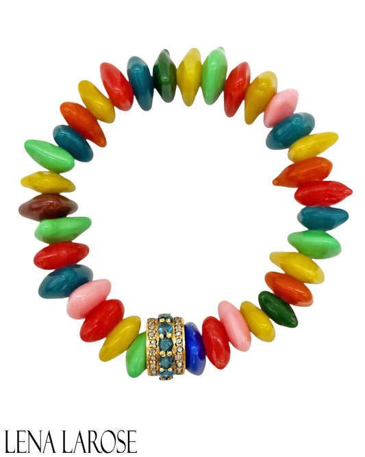 The Woods Rainbow African Beaded Bracelet