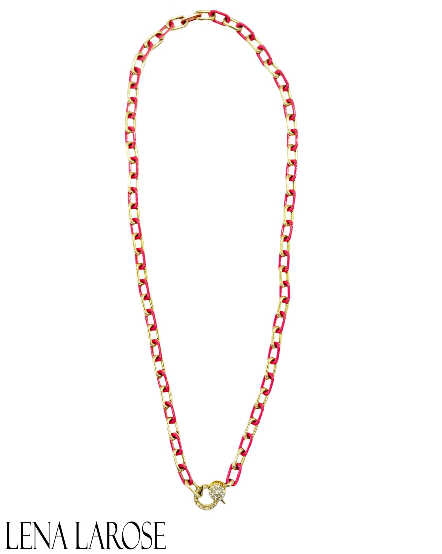TRUNK-SHOW Royal Nomad Rachel Chain Fushia 21"