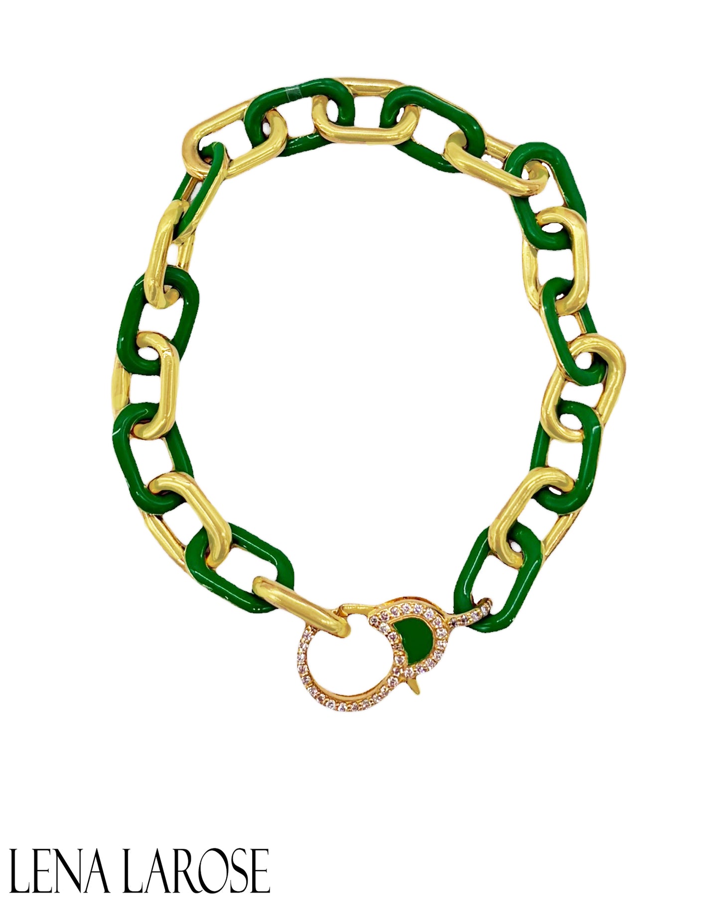 TRUNK-SHOW Royal Nomad Small Kelly Green Mixed Bracelet