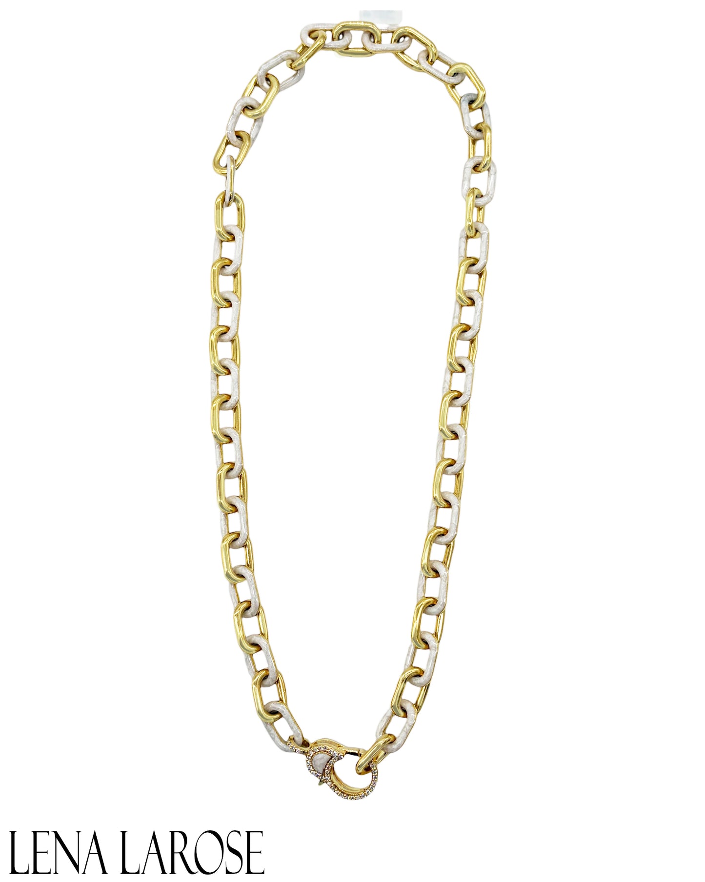 TRUNK-SHOW Royal Nomad Layla Chain Metallic Pearl