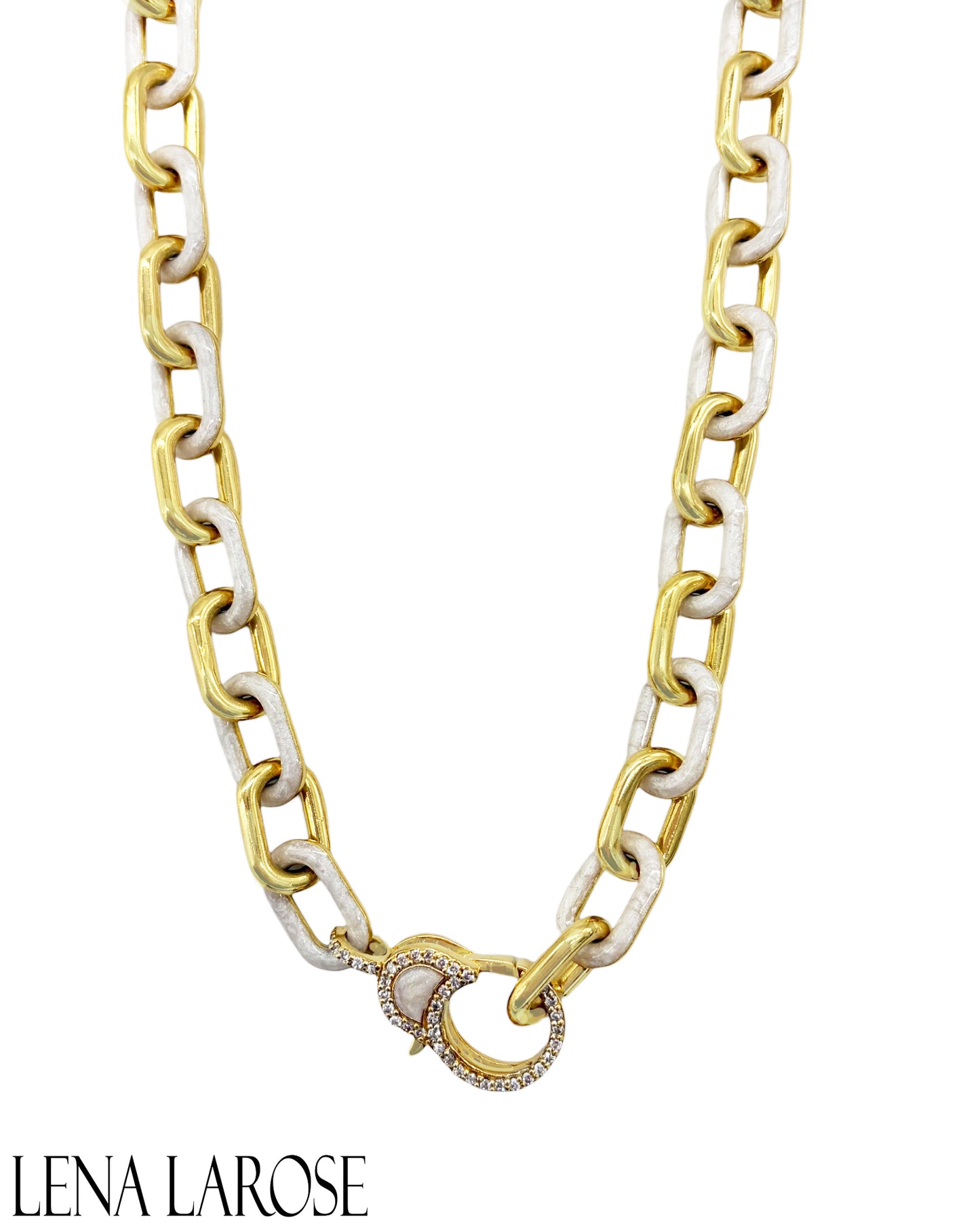 TRUNK-SHOW Royal Nomad Layla Chain Metallic Pearl