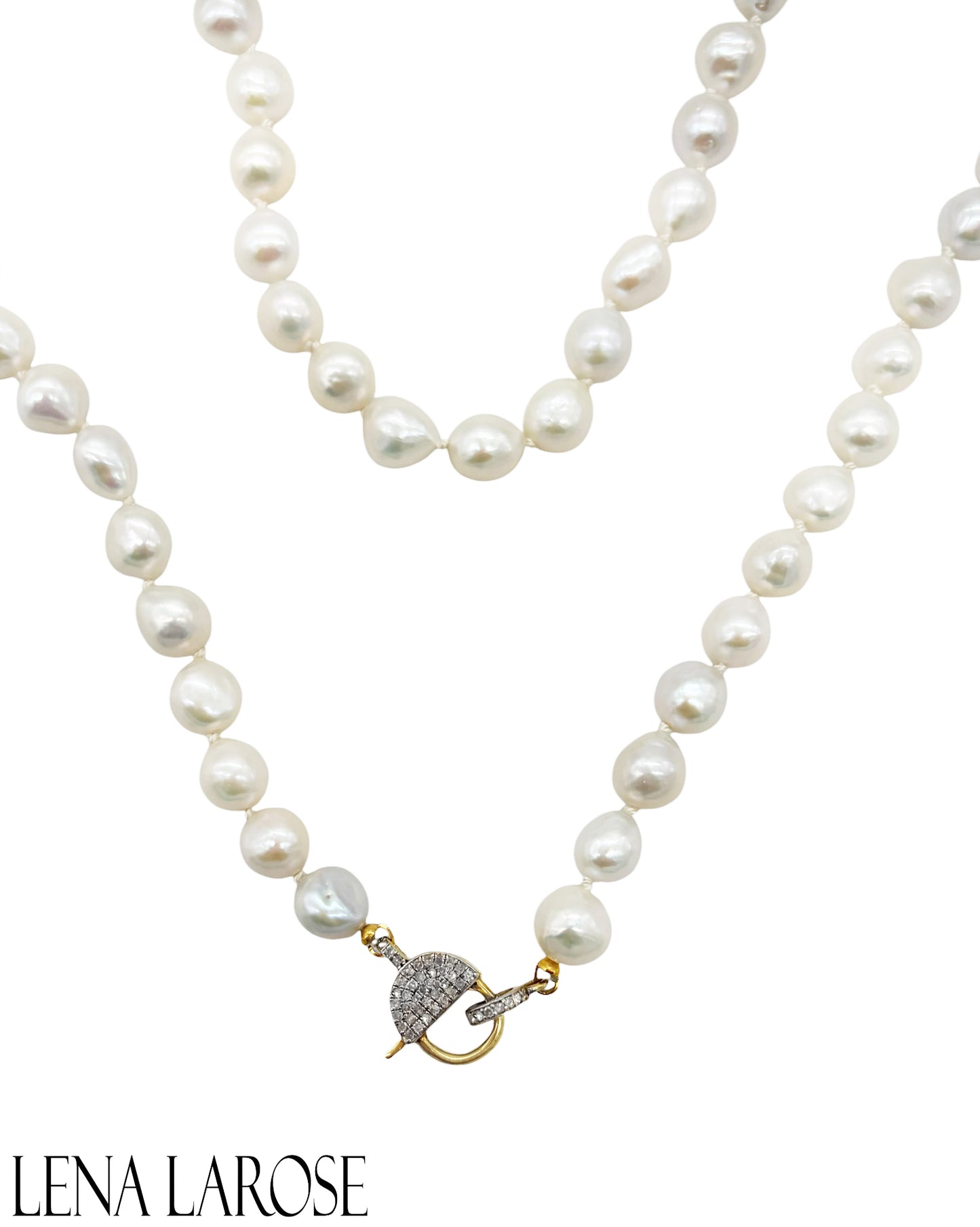 The Woods Long Freshwater Pearl Chain 34.5"