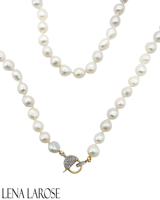 The Woods Long Freshwater Pearl Chain 34.5"