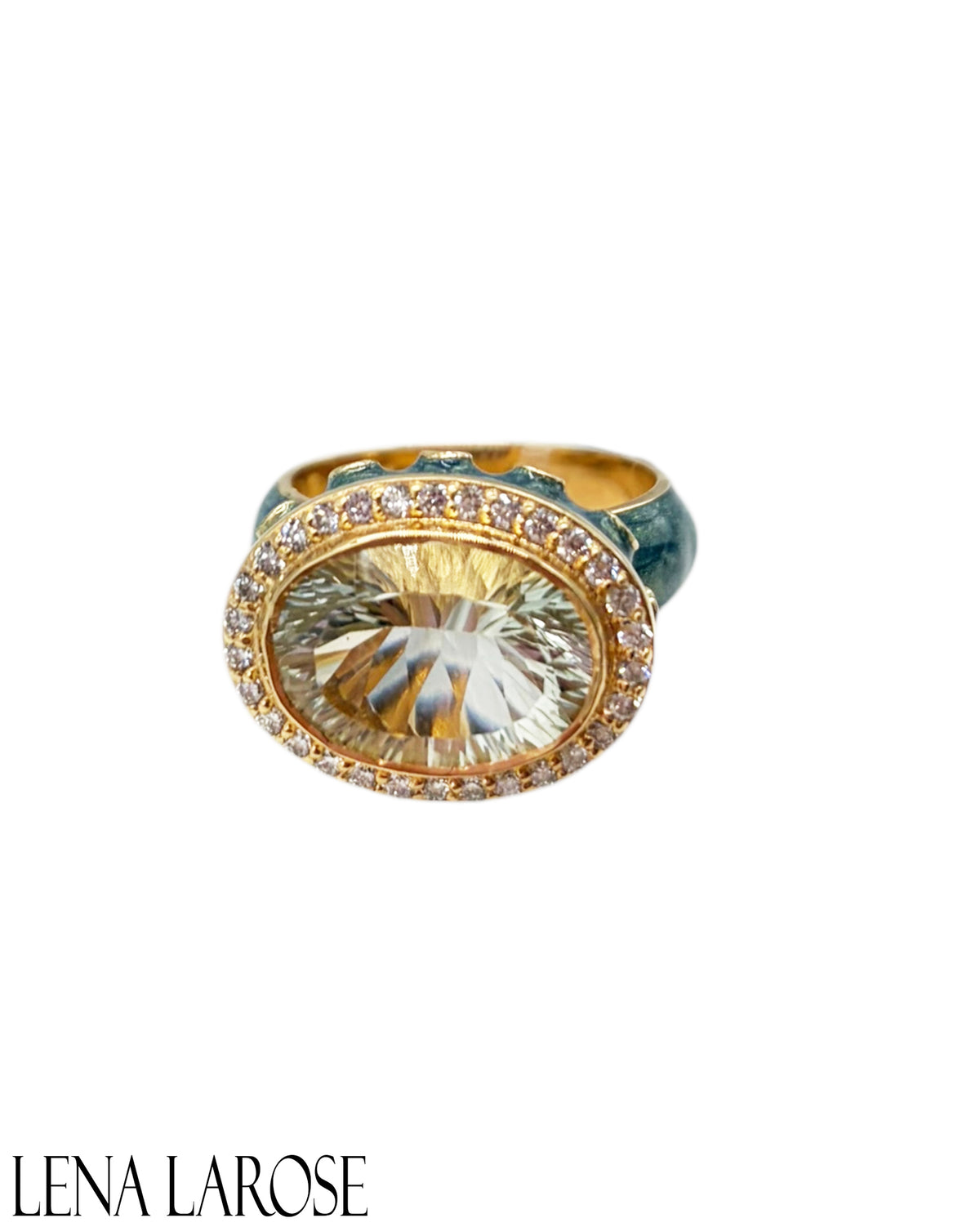 Royal Nomad Metallic Pine Diamond Ring
