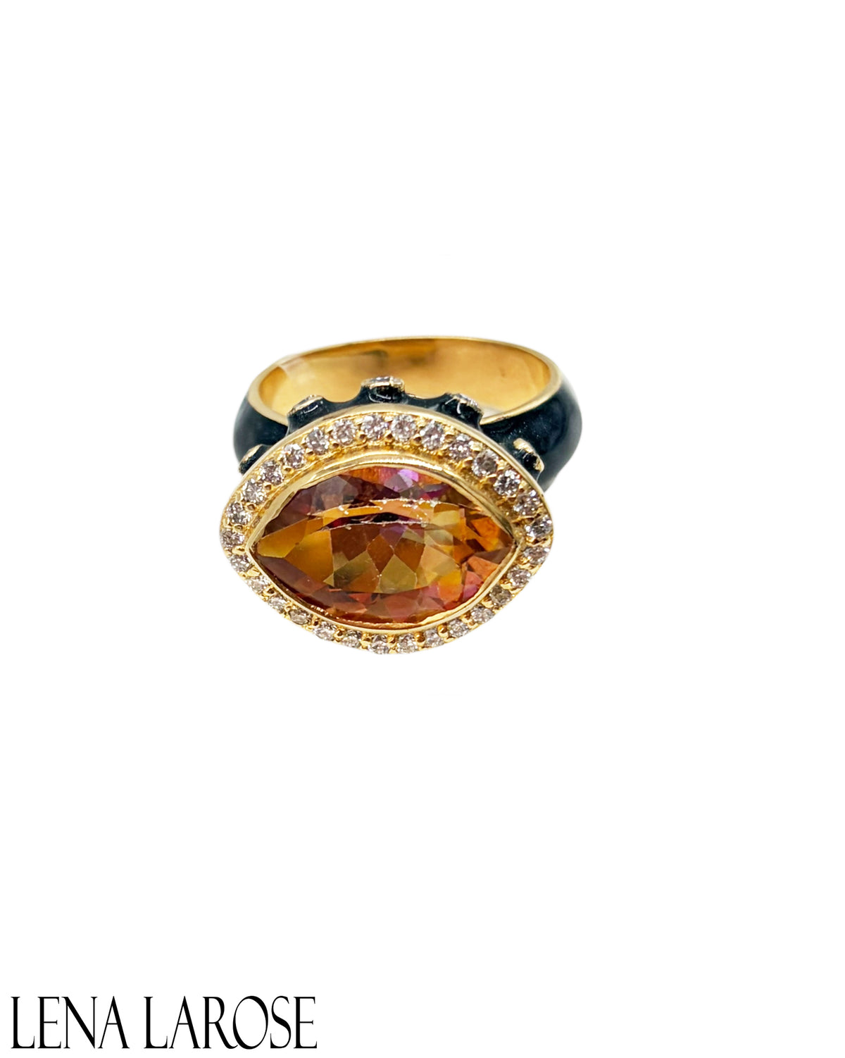 Royal Nomad Metallic Midnight Diamond Ring