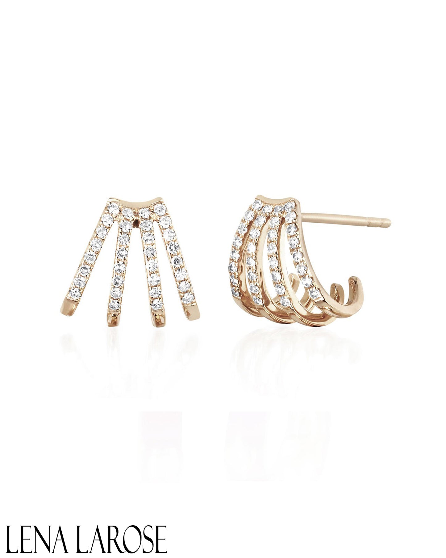 EF Collection Multi Huggie Earrings