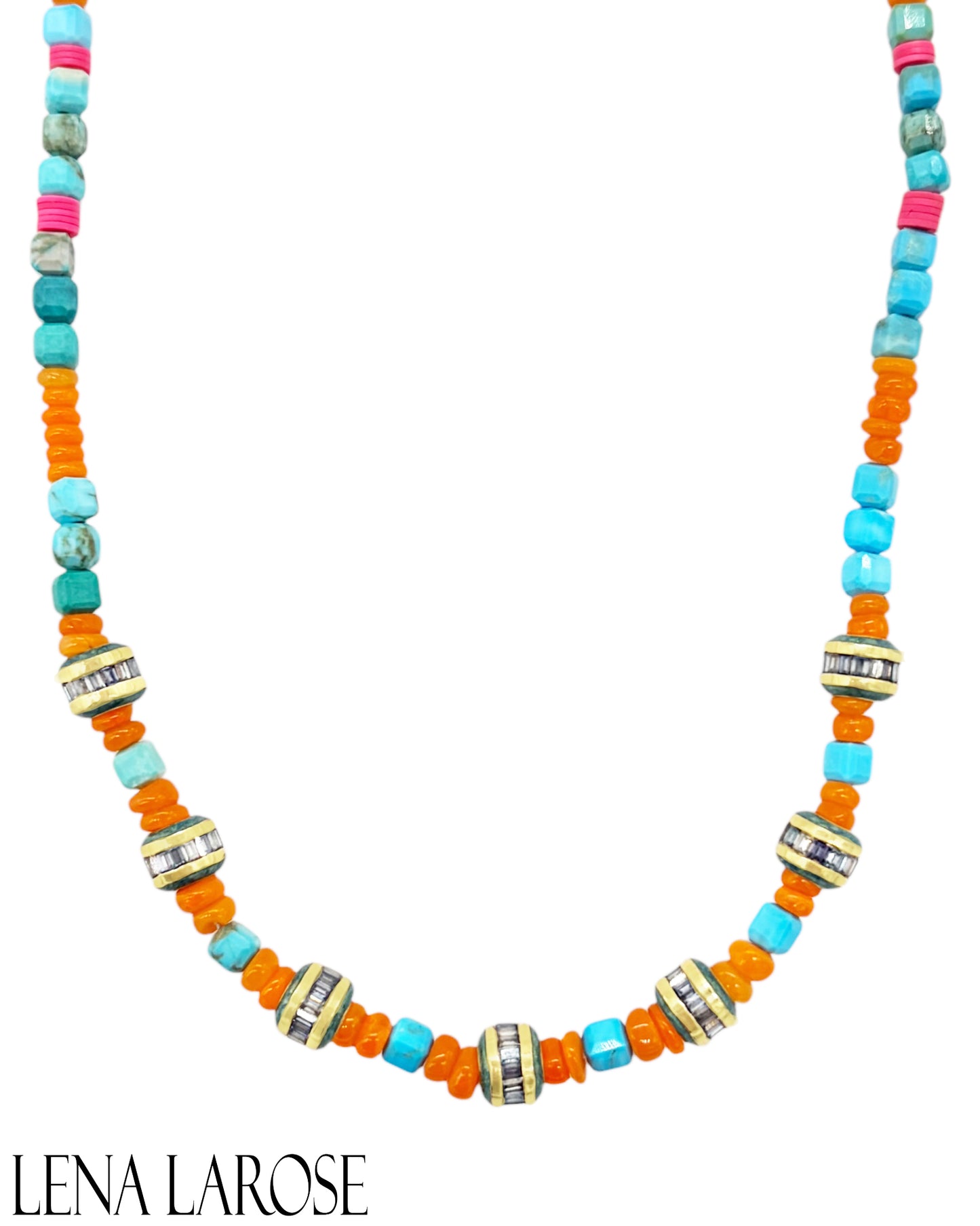 Royal Nomad Turquoise and Opal Chain