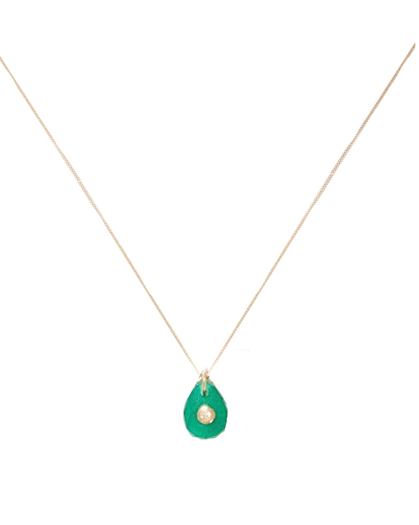 Pascale Monvoisin Green Onyx Orso Necklace