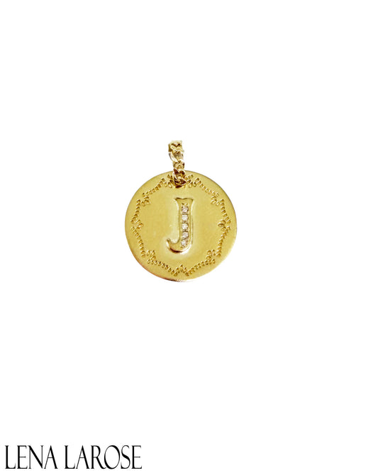 Pascale Monvoisin Alphabet Pendant - J