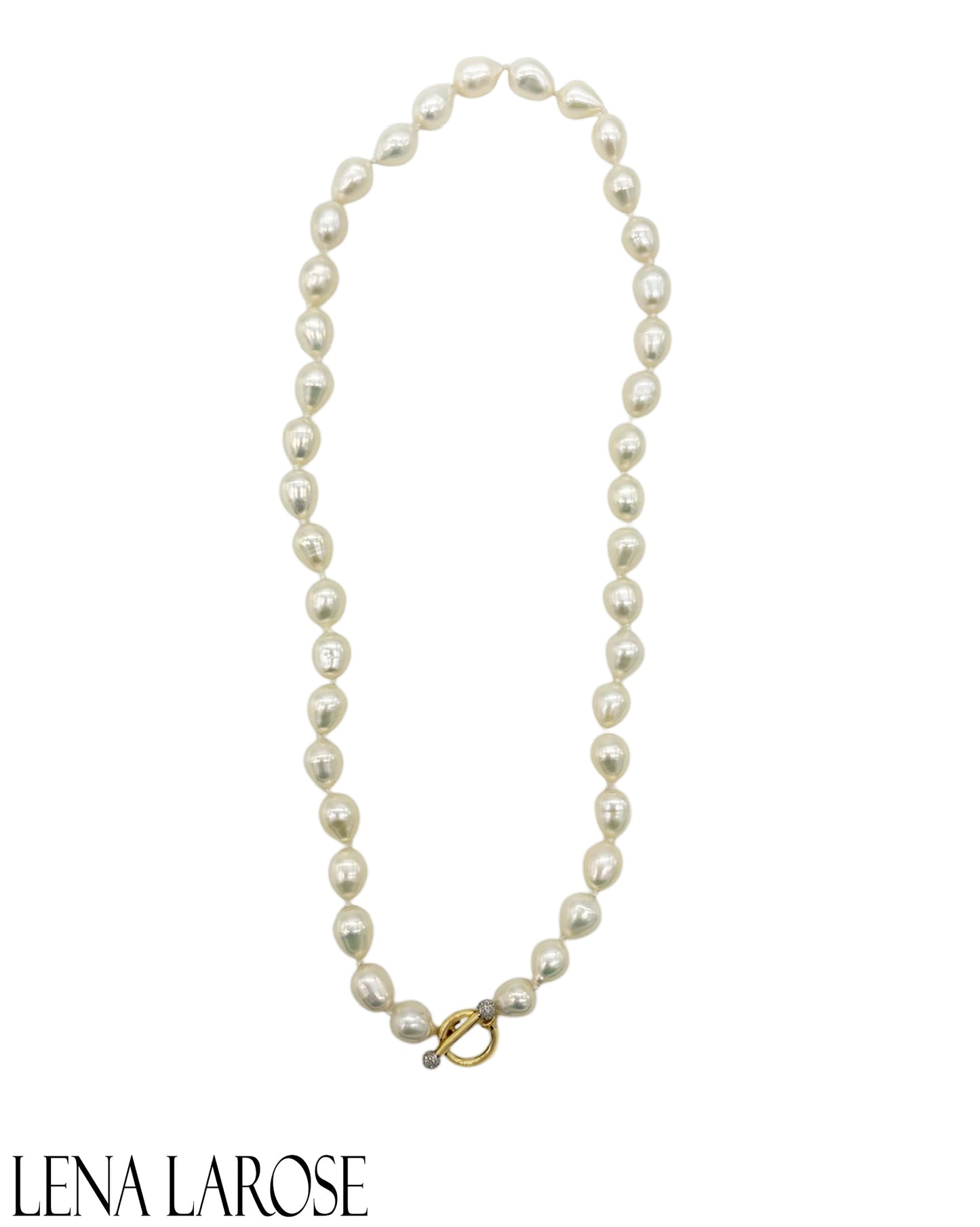 TRUNK-SHOW The Woods Diamond Pearl Toggle Chain