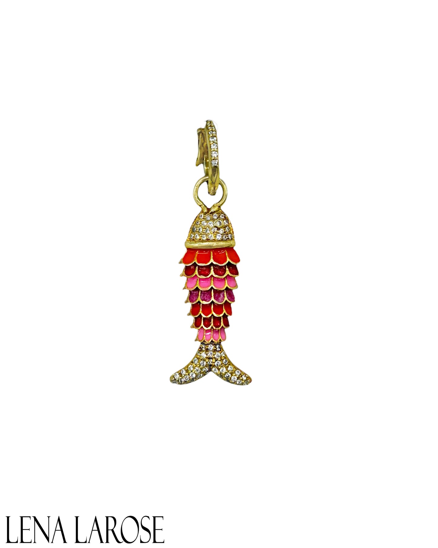 TRUNK-SHOW Royal Nomad Hermes Orange Fish Pendant