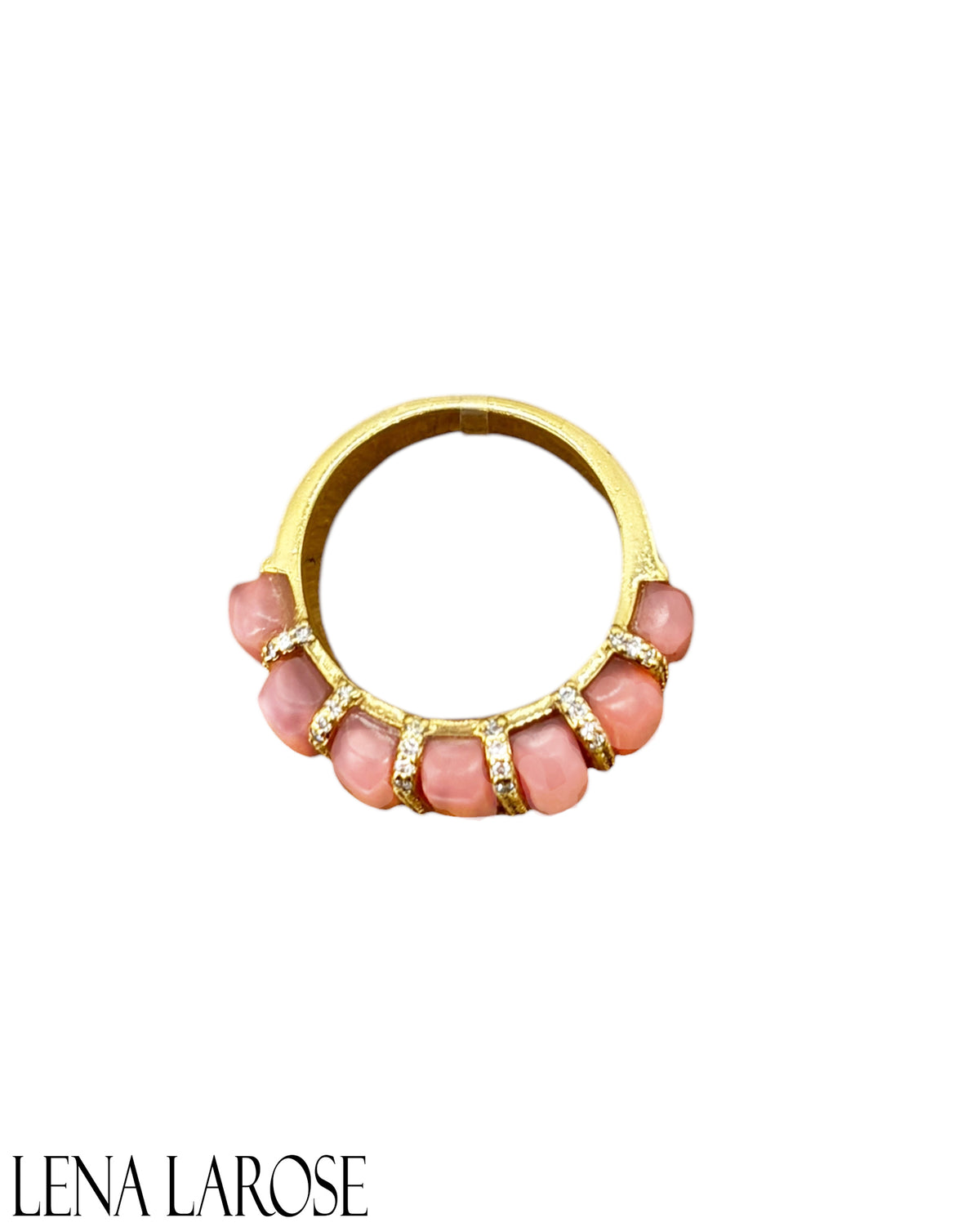 Royal Nomad Pink Opal Diamond Ring