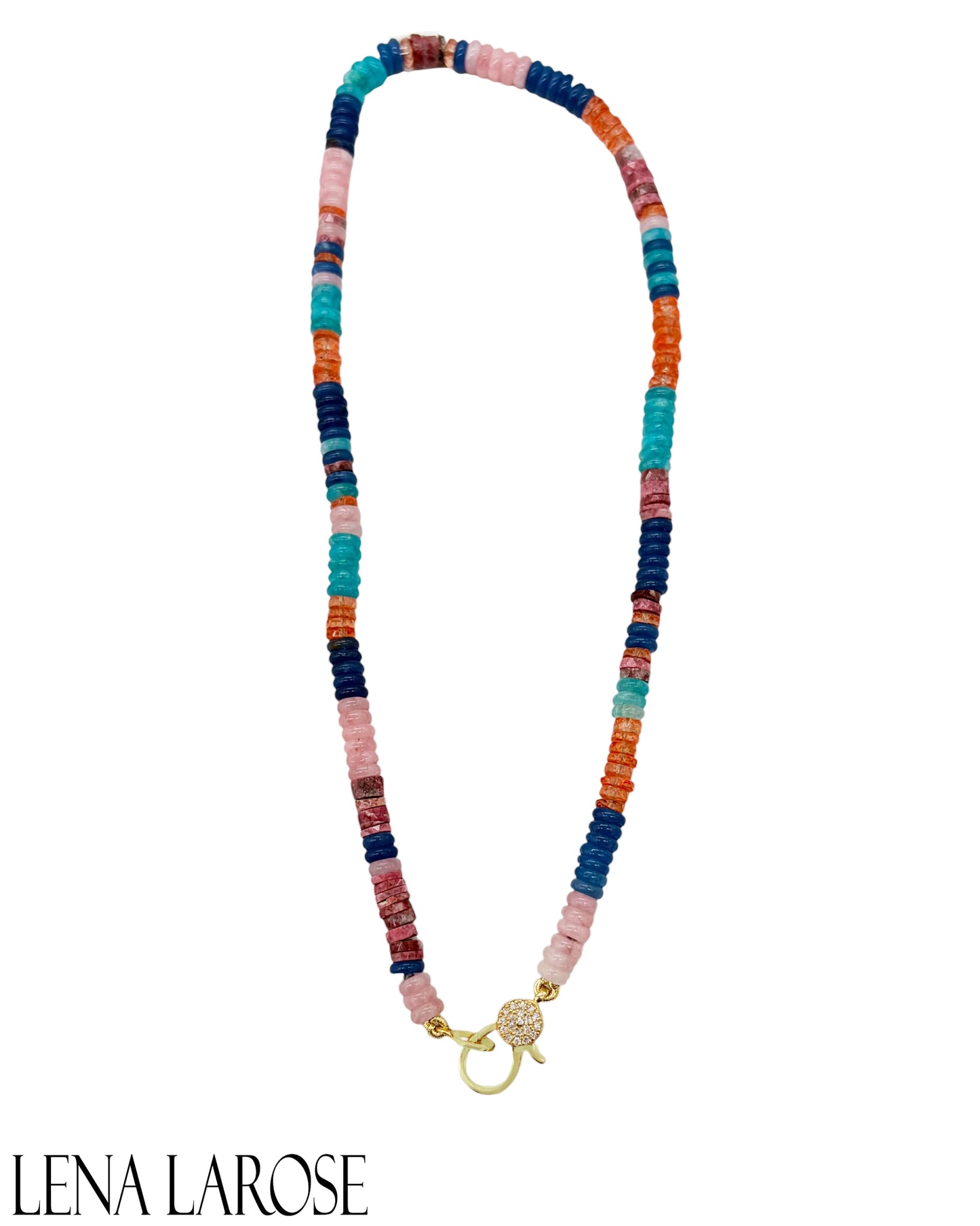 TRUNK-SHOW Royal Nomad Lapis and Quartz Chain
